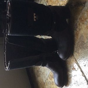 Tory Burch fur-lined boots